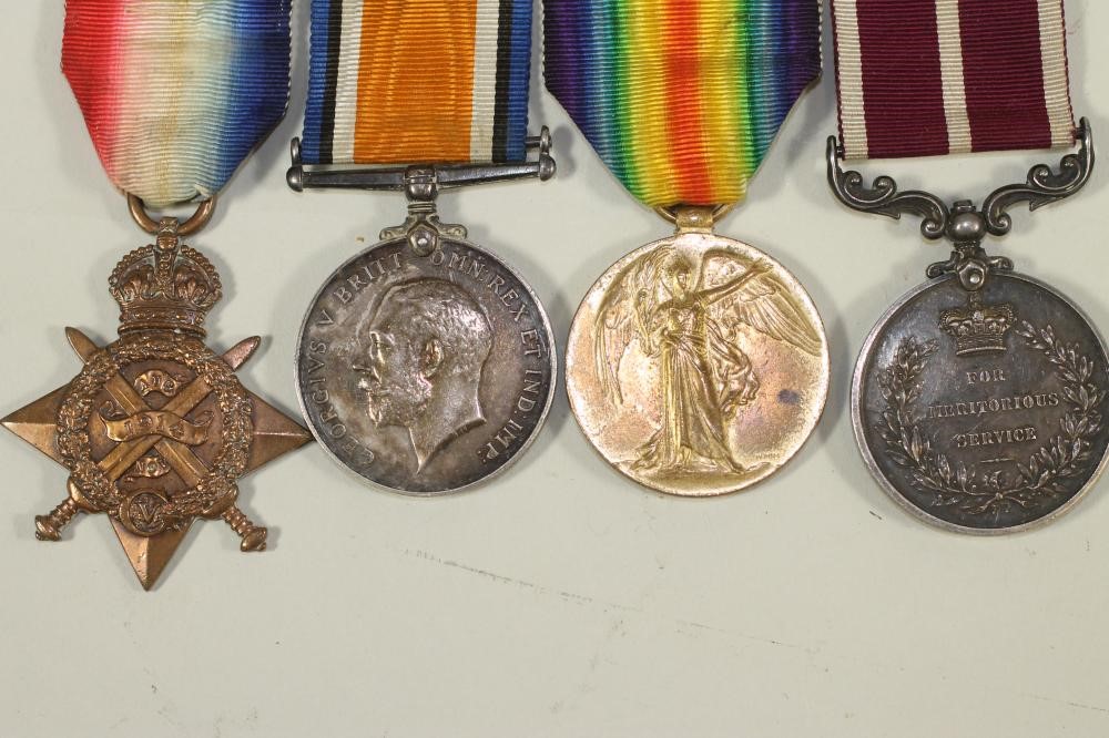 A FAMILY OF FIRST WORLD WAR MEDALS Image