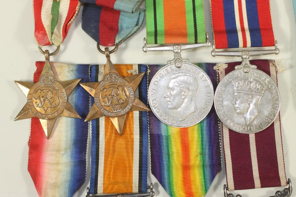 A FAMILY OF FIRST WORLD WAR MEDALS Image