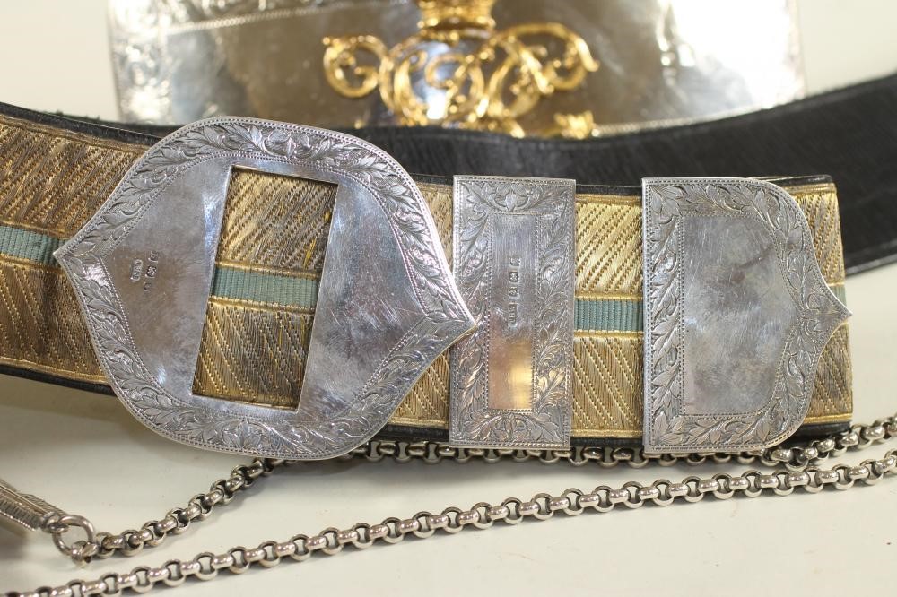 A 21ST LANCER OFFICER'S CARTOUCHE POUCH AND BELT Image