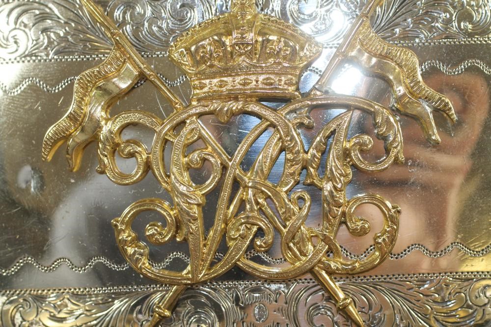 A 17TH LANCER OFFICER'S CARTOUCHE POUCH AND BELT Image