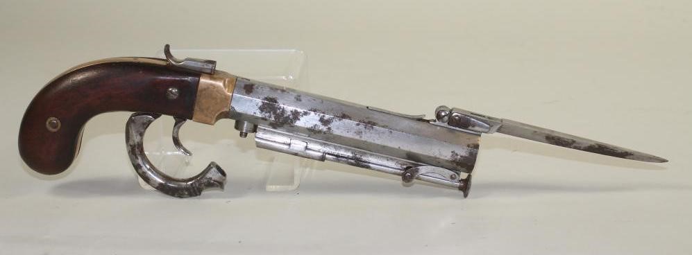 AN UNDERHAMMER PERCUSSION PISTOL Image