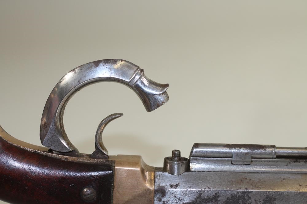 AN UNDERHAMMER PERCUSSION PISTOL Image