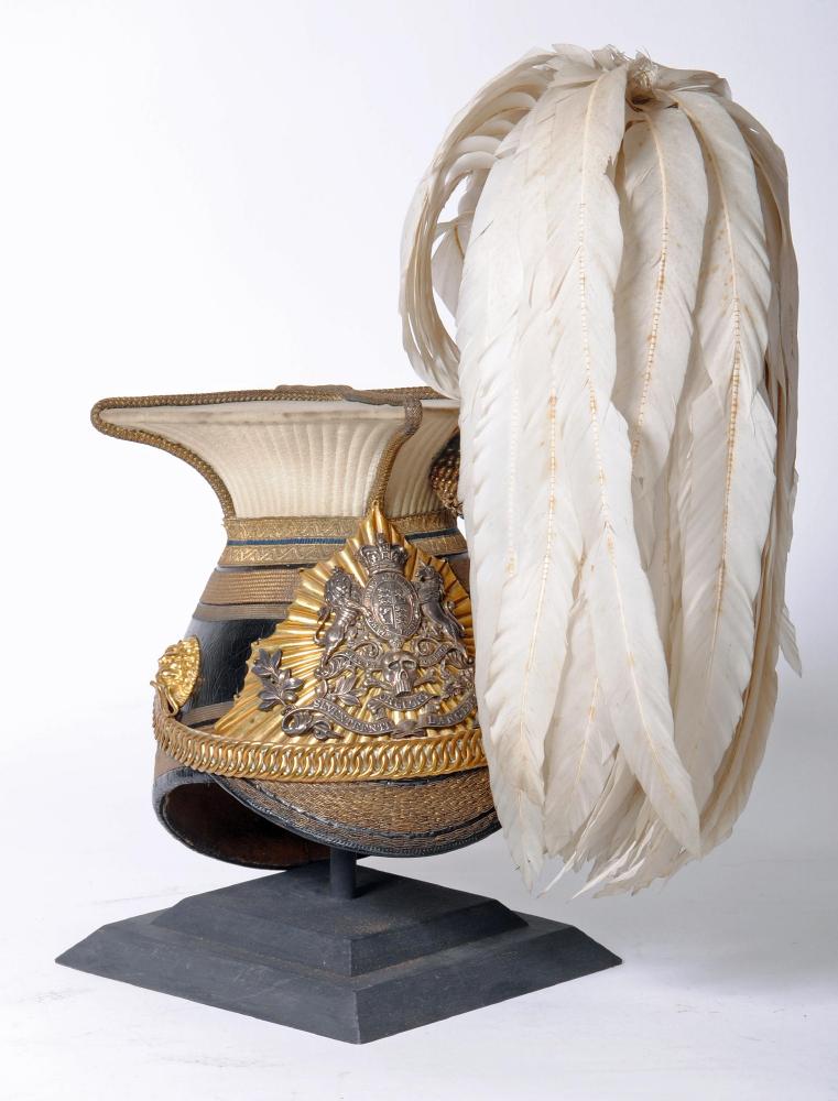 A 17TH LANCER OFFICER'S LANCE CAP Image