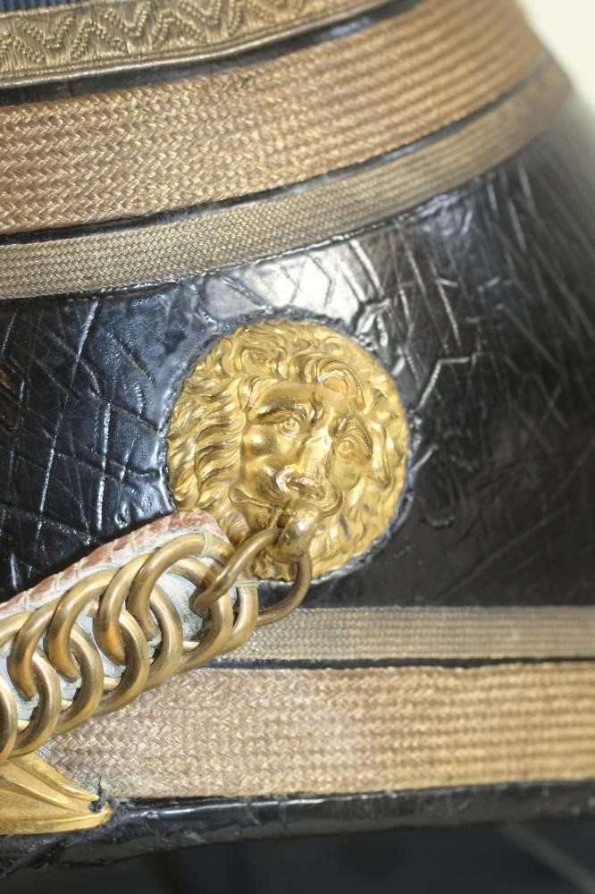 A 17TH LANCER OFFICER'S LANCE CAP Image