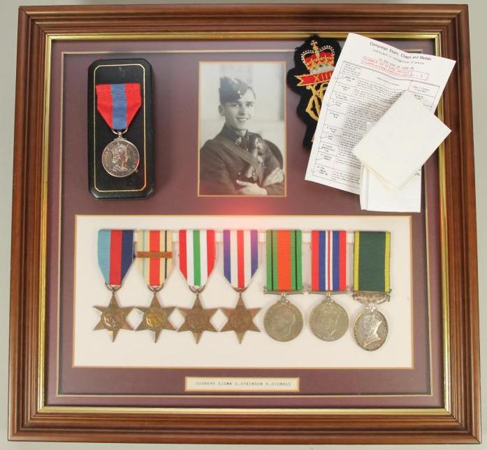 A FAMILY OF WORLD WAR II MEDALS Image