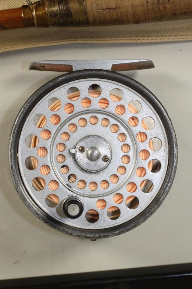 A HARDY LIGHTWEIGHT FLY FISHING REEL Image