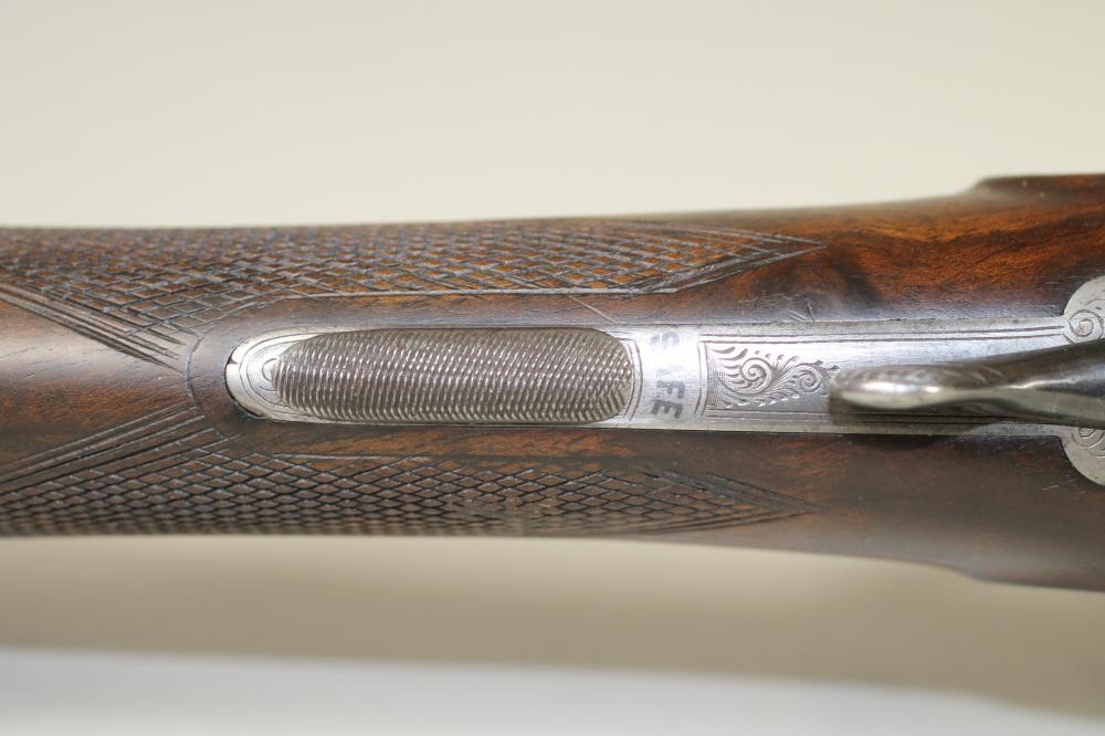 A SIDE BY SIDE 12 BORE SHOTGUN BY MIDLAND GUN CO. BIRMINGHAM Image
