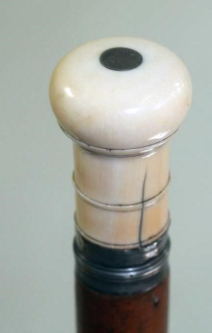 A VICTORIAN HORSE RACING TURF STICK Image