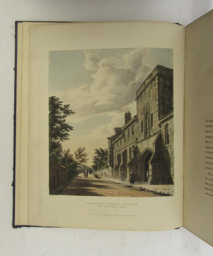 MEMORIALS OF WINCHESTER COLLEGE Drawn & Lithographed by Charles W Radclyffe Image