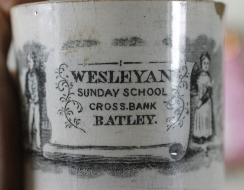 OF WESLEYAN INTEREST - a pair of Sunderland lustre plaques Image