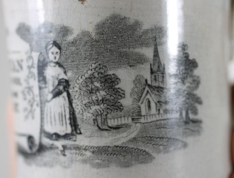 OF WESLEYAN INTEREST - a pair of Sunderland lustre plaques Image