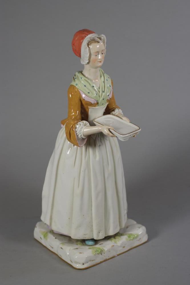 "LA BELLE CHOCOLATIERE" - A LARGE MEISSEN PORCELAIN FIGURE Image