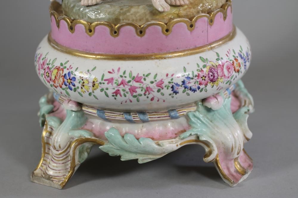 A LARGE GERMAN PORCELAIN FIGURAL TABLE CENTEPIECE Image