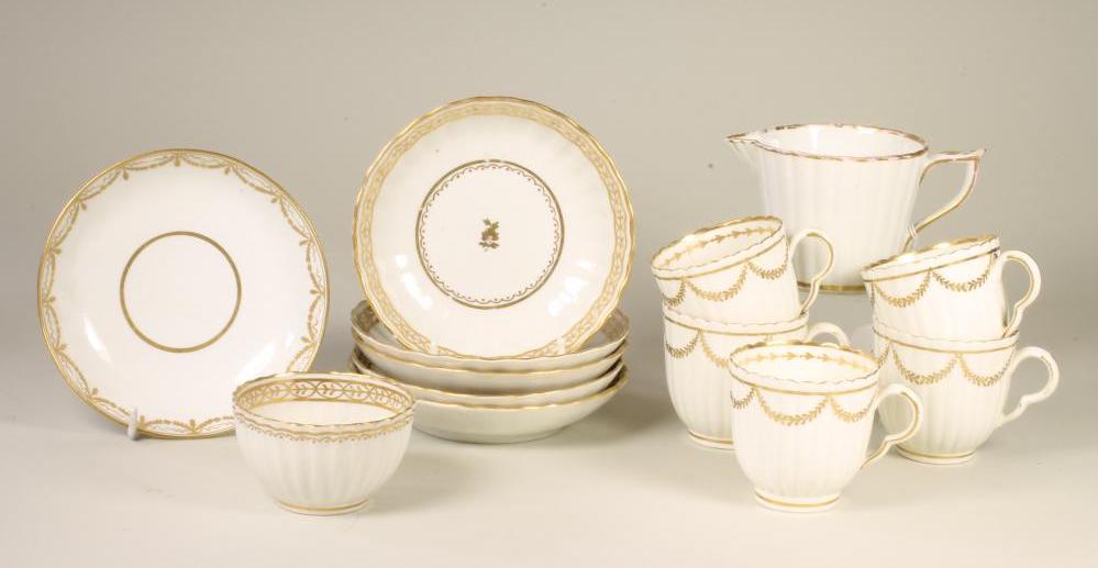 A MIXED DERBY PORCELAIN PART SERVICE Image
