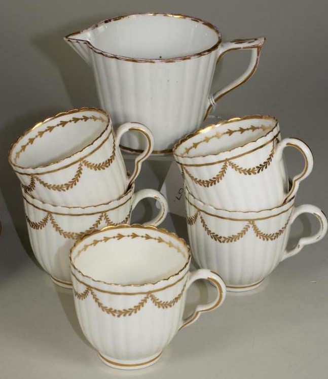 A MIXED DERBY PORCELAIN PART SERVICE Image