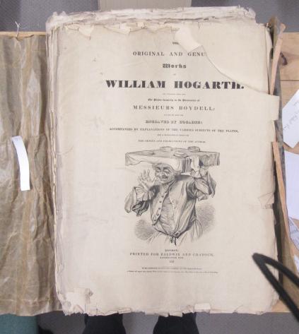 THE ORIGINAL AND GENUINE WORKS OF WILLIAM HOGARTH Image