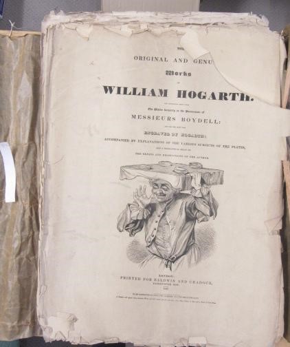 THE ORIGINAL AND GENUINE WORKS OF WILLIAM HOGARTH Image