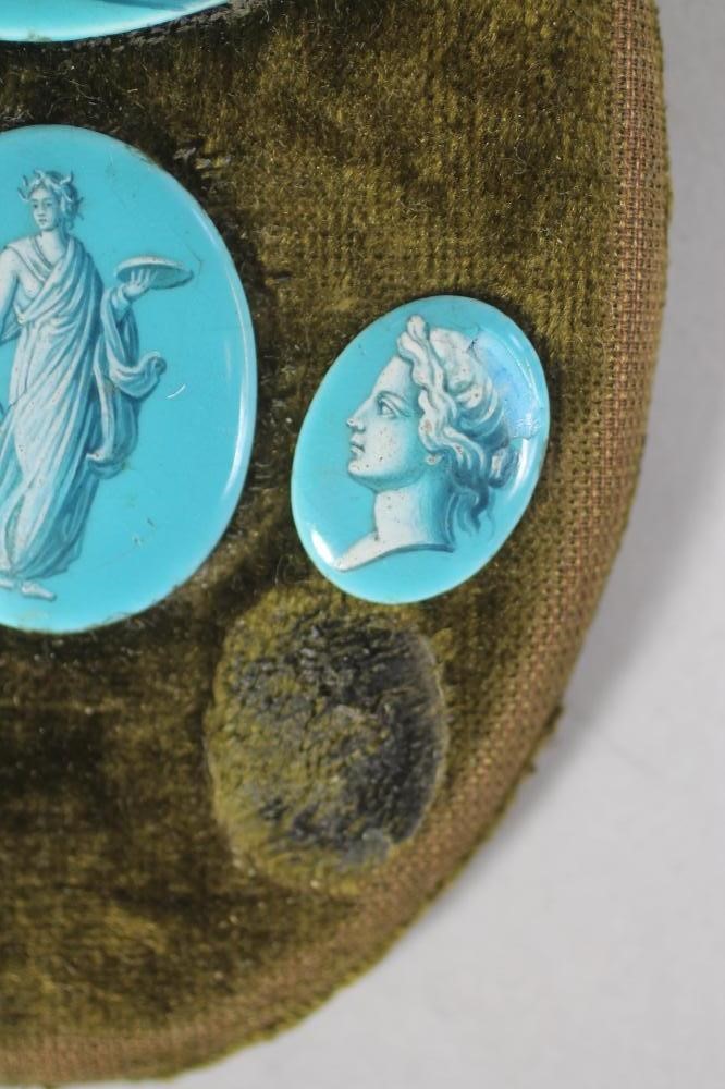 A SET OF FIVE ITALIAN PORCELAIN GRAND TOUR OVAL PANELS Image