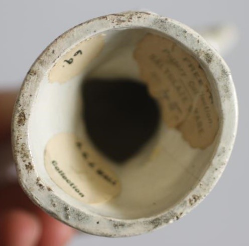 A SALTGLAZE STONEWARE COCKEREL Image