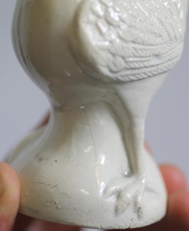 A SALTGLAZE STONEWARE COCKEREL Image