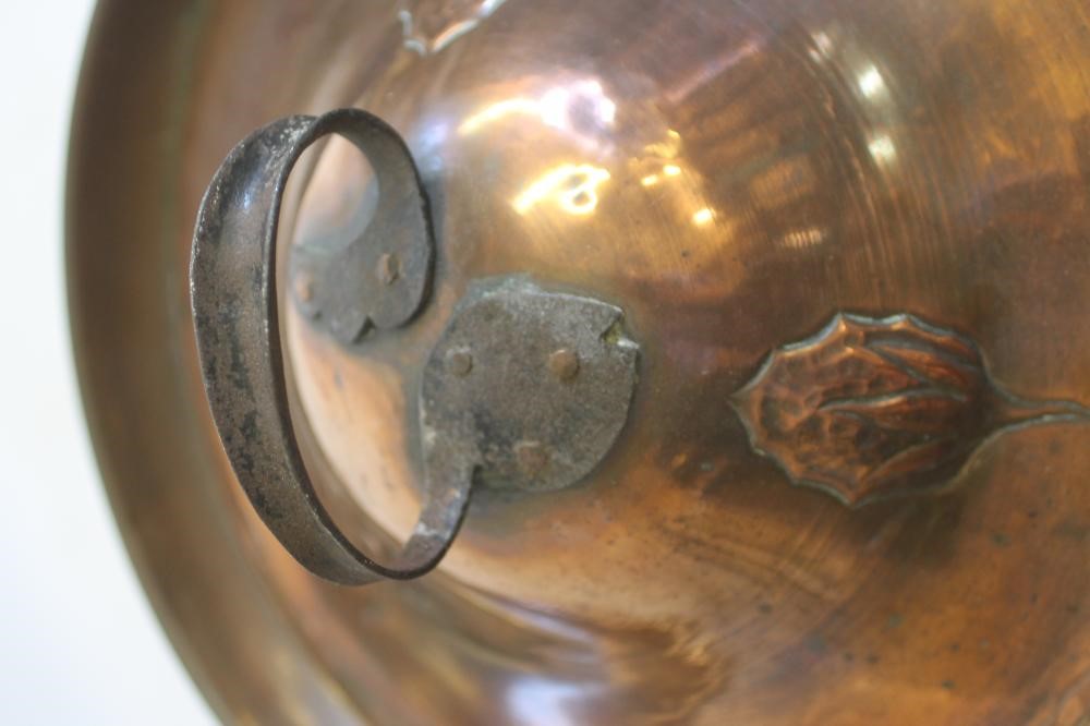 AN ARTS AND CRAFTS COPPER COAL BIN Image