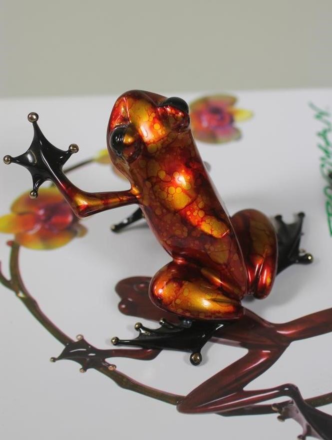 TIM COTTERILL "FROGMAN" (Contemporary) two limited edition lacquered bronze models Image