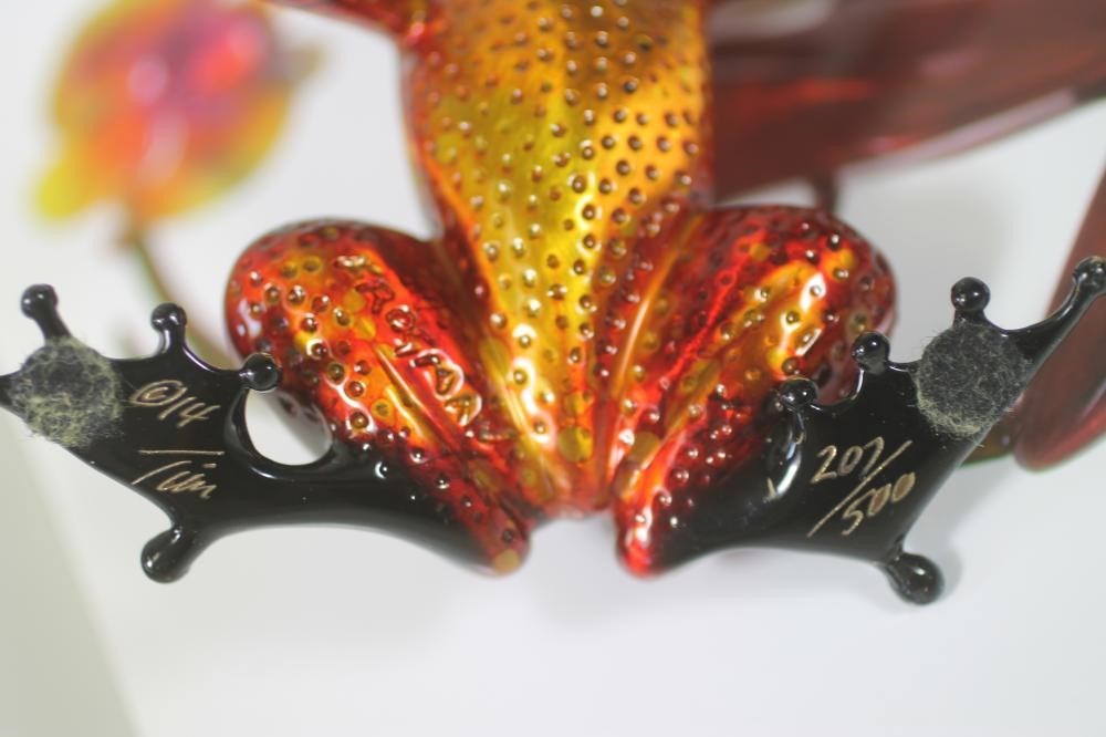 TIM COTTERILL "FROGMAN" (Contemporary) two limited edition lacquered bronze models Image