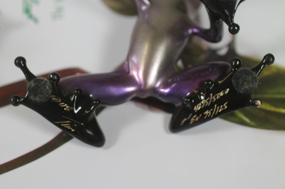 TIM COTTERILL "FROGMAN" (Contemporary) two limited edition lacquered bronze models Image