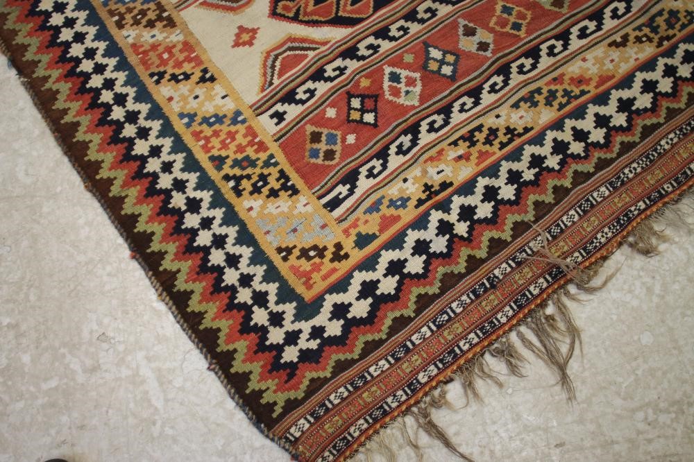 AN AFGHAN KILIM FLAT WEAVE RUG Image