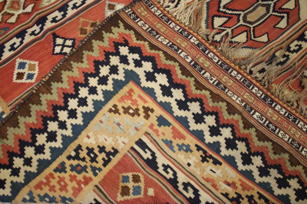 AN AFGHAN KILIM FLAT WEAVE RUG Image
