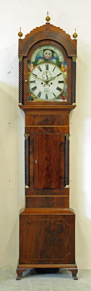 A MAHOGANY LONGCASE by Edwin Fisher of Bath Image
