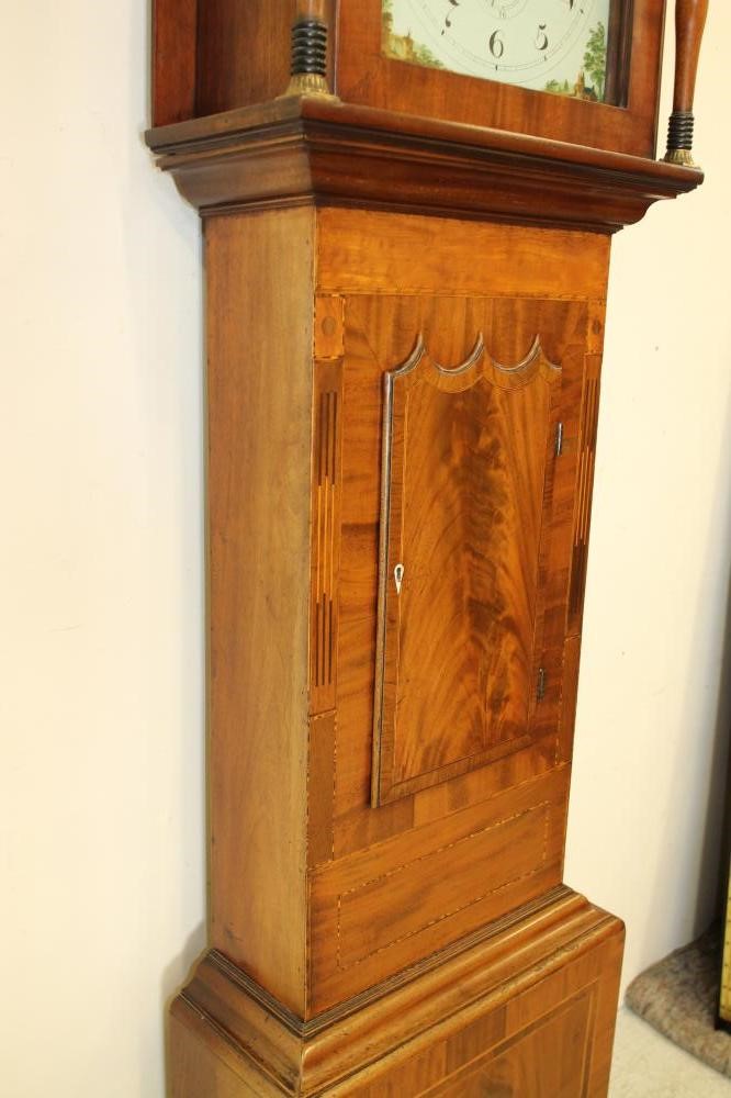 A MAHOGANY LONGCASE CLOCK by Cheetham Image