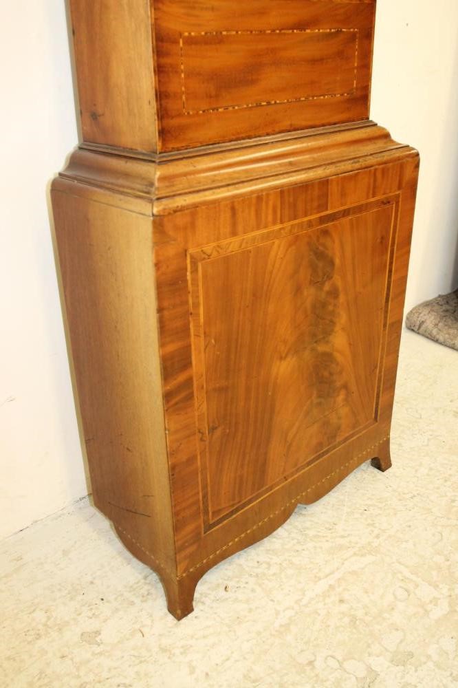 A MAHOGANY LONGCASE CLOCK by Cheetham Image