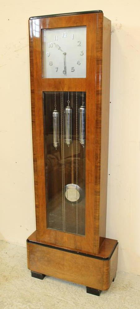 AN ART DECO LONGCASE Image
