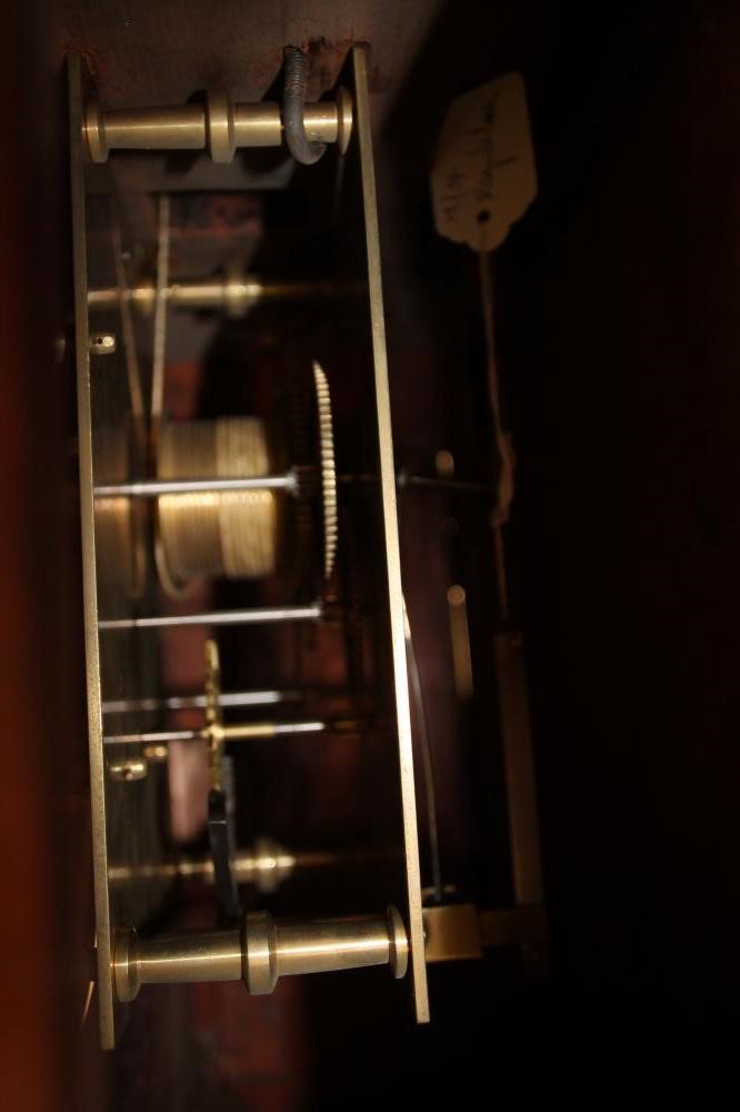 A MAHOGANY LONGCASE REGULATOR signed Braithwaite Image
