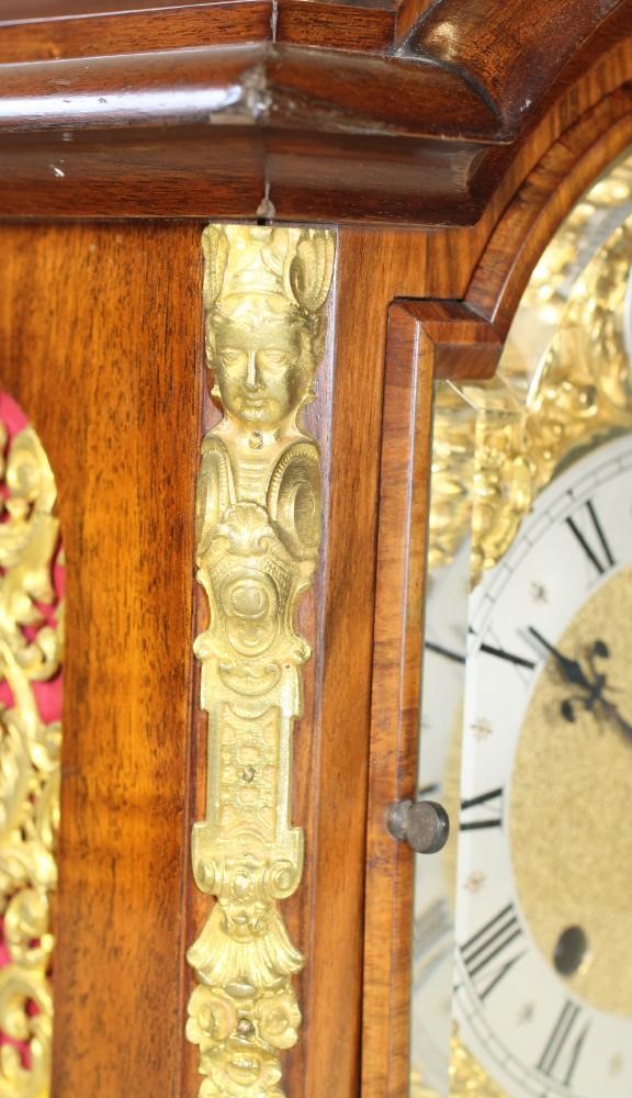 A MAHOGANY AND ORMOLU CASED MANTEL CLOCK Image