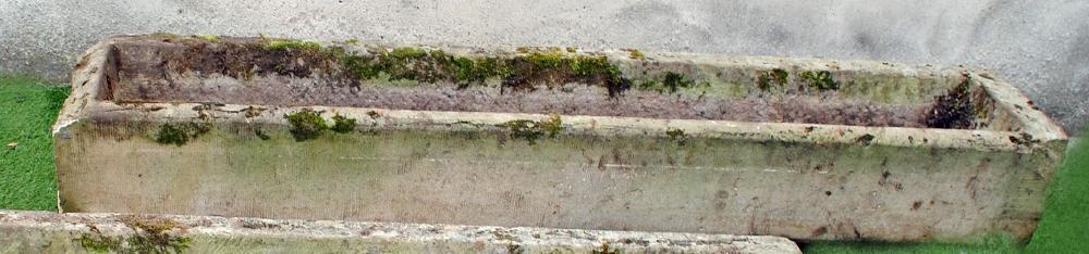 A SANDSTONE TROUGH of long narrow form Image