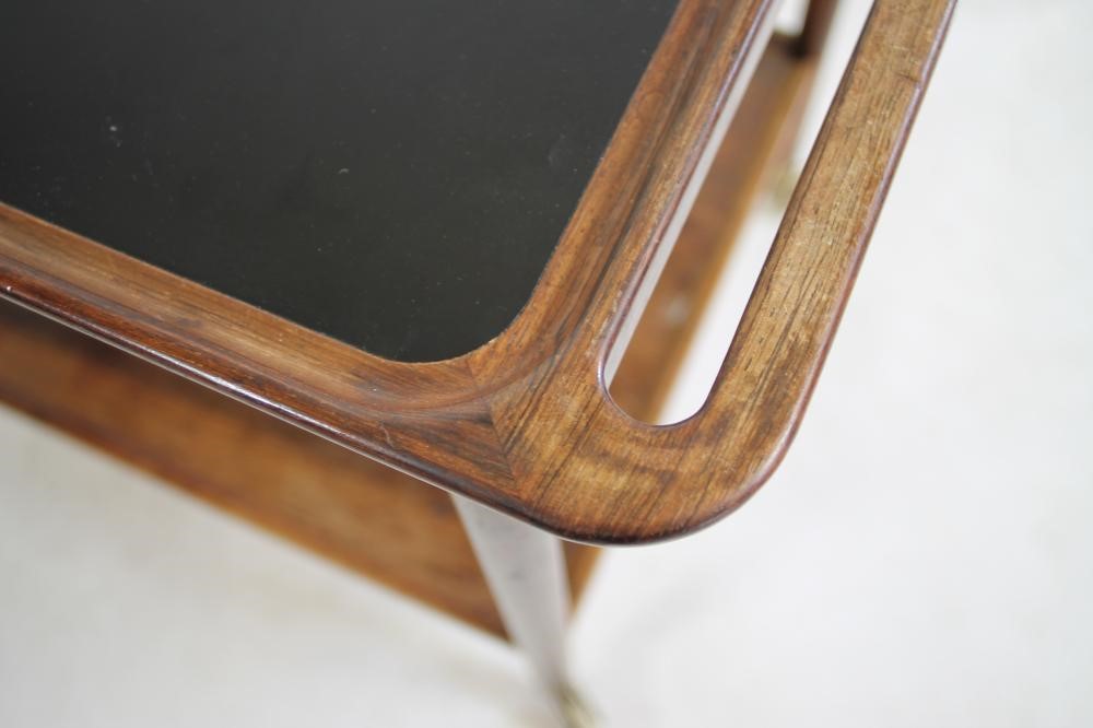 A LUDVIG PONTOPPIDAN ROSEWOOD TEA TROLLEY Image