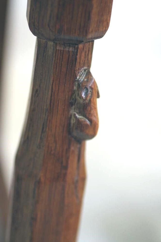 A SET OF SIX OAK DINING CHAIRS by Robert Thompson Image