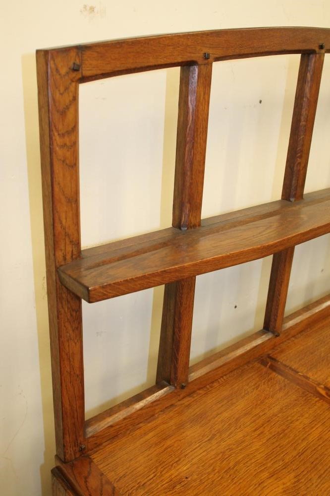 AN ARTS AND CRAFTS STYLE OAK SIDEBOARD Image