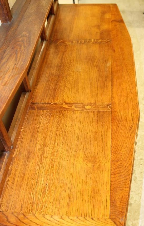 AN ARTS AND CRAFTS STYLE OAK SIDEBOARD Image