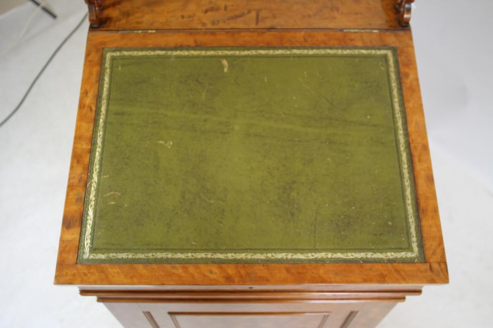 A SATINWOOD GILLOW STYLE DAVENPORT Image