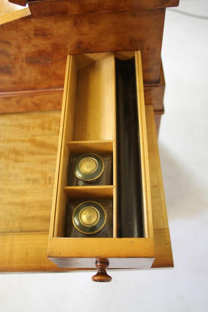 A SATINWOOD GILLOW STYLE DAVENPORT Image