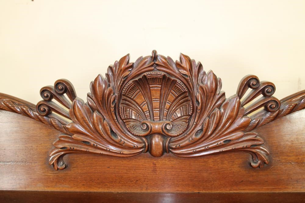 A WILLIAM IV MAHOGANY PEDESTAL SIDEBOARD Image