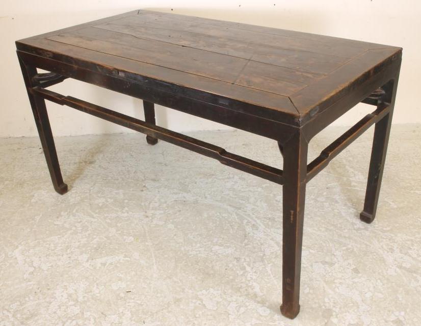 A CHINESE PROVINCIAL HARDWOOD ALTAR TABLE Image