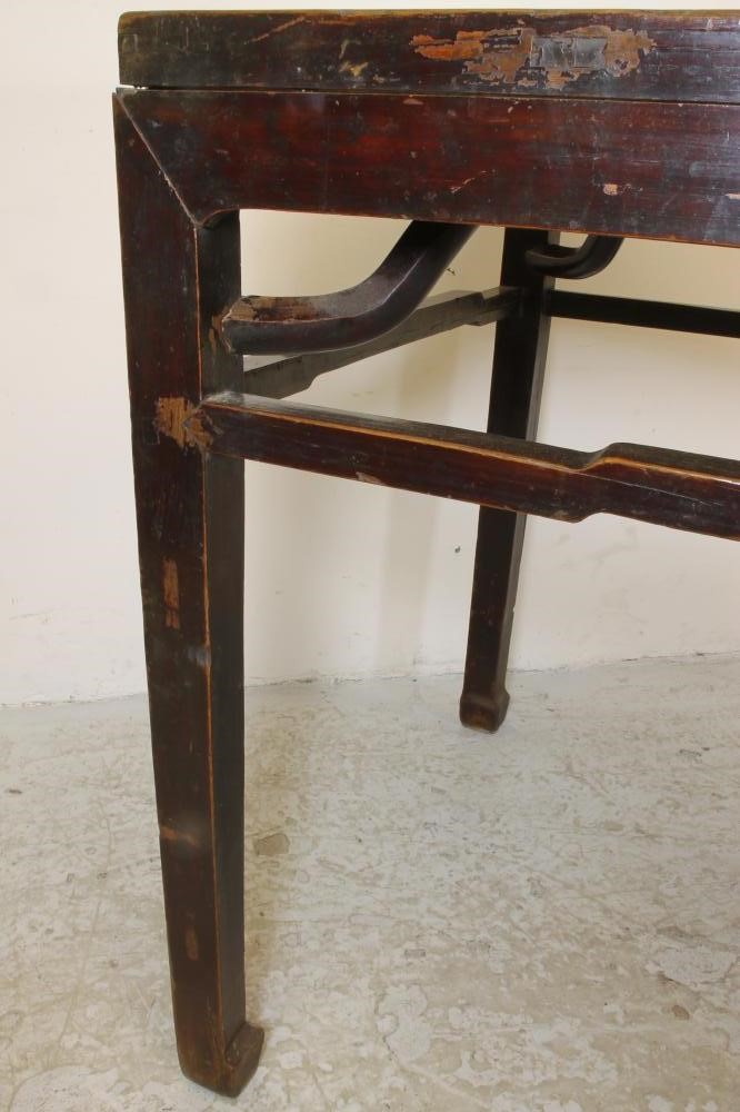 A CHINESE PROVINCIAL HARDWOOD ALTAR TABLE Image