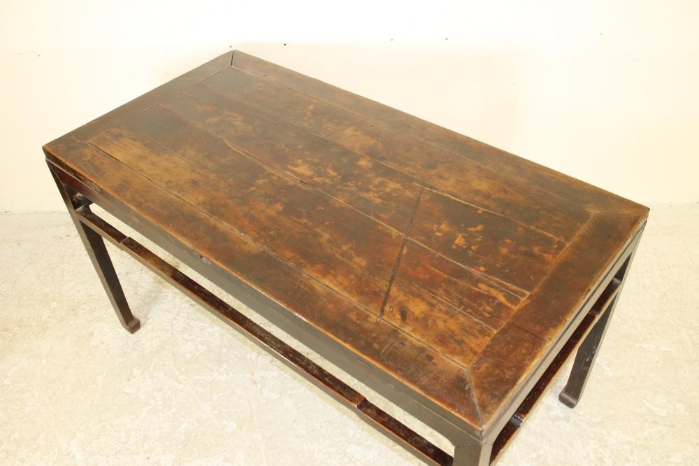A CHINESE PROVINCIAL HARDWOOD ALTAR TABLE Image