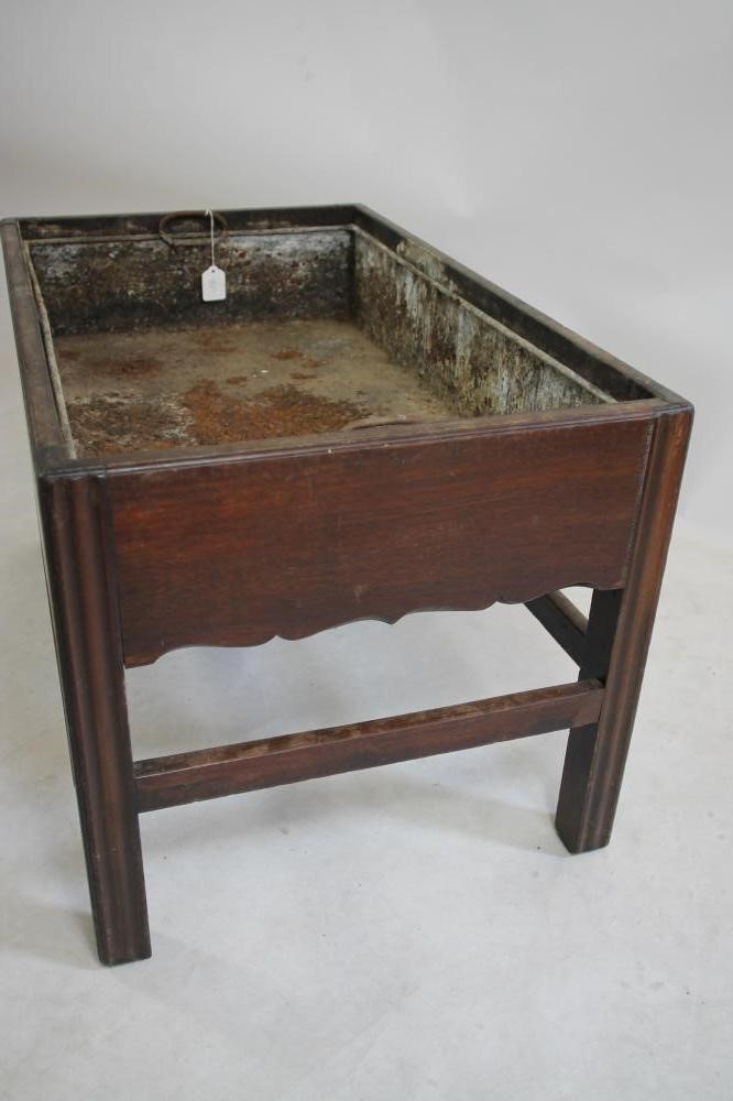 A MAHOGANY JARDINIERE Image