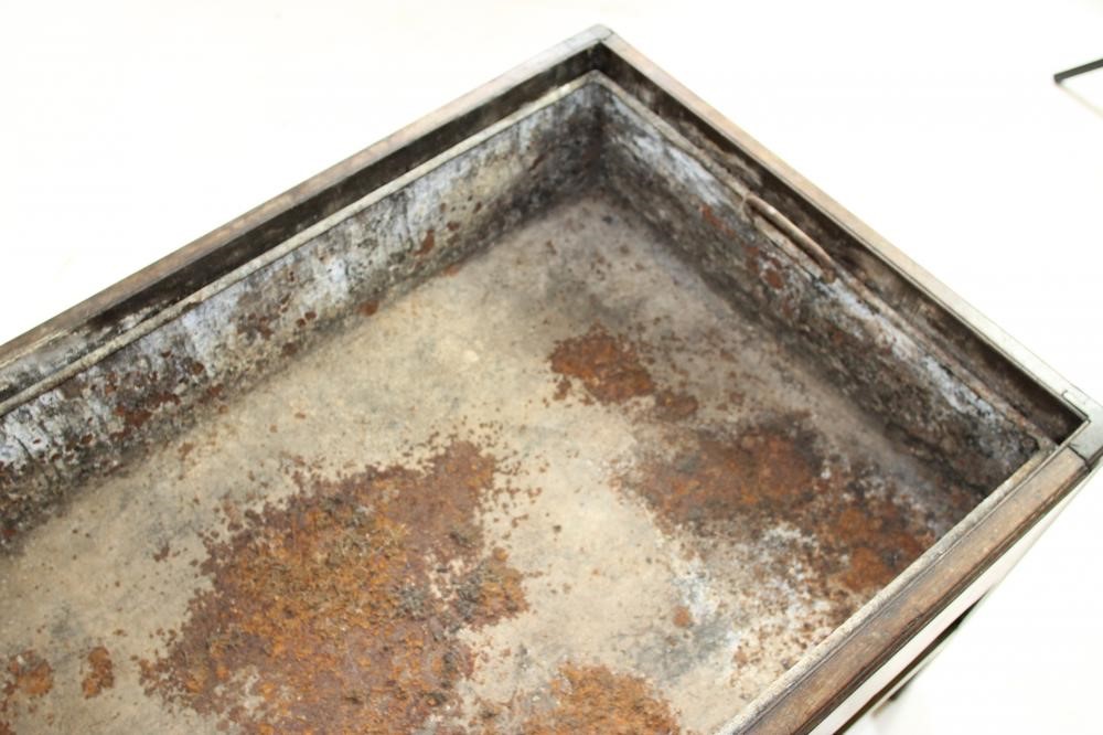 A MAHOGANY JARDINIERE Image