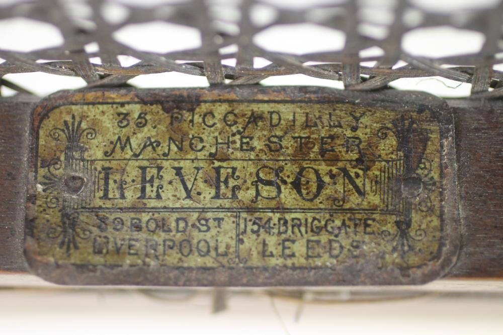 A VICTORIAN CARVED MAHOGANY ADJUSTABLE CAMPAIGN BED by Leveson (Manchester) Image